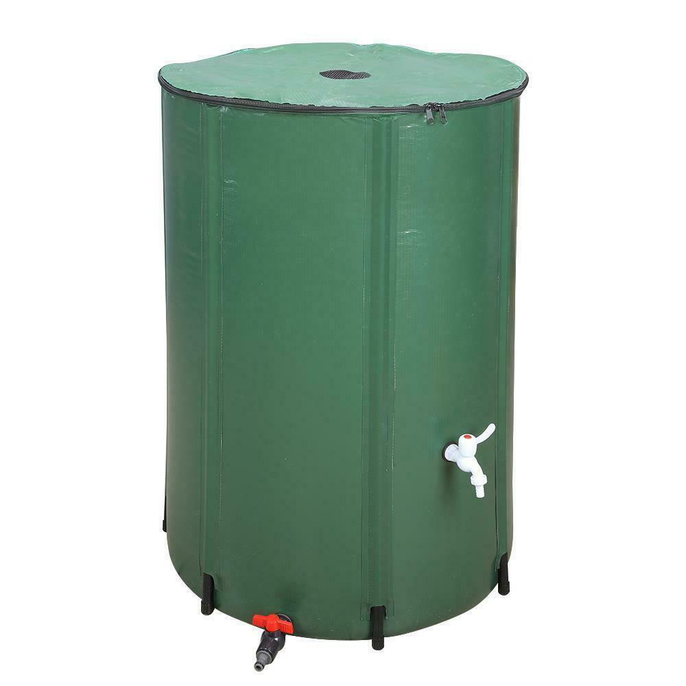 100 Gallon Rain Barrel Foldable Portable Water Collector Storage Outdoor Supply